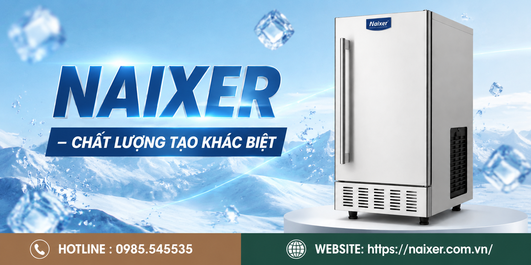 Cấu tạo chi tiết hệ thống làm lạnh cao cấp NAIXER TH-E30