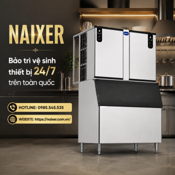 lắp đặt máy làm đá viên 700 kg trên toàn quốc